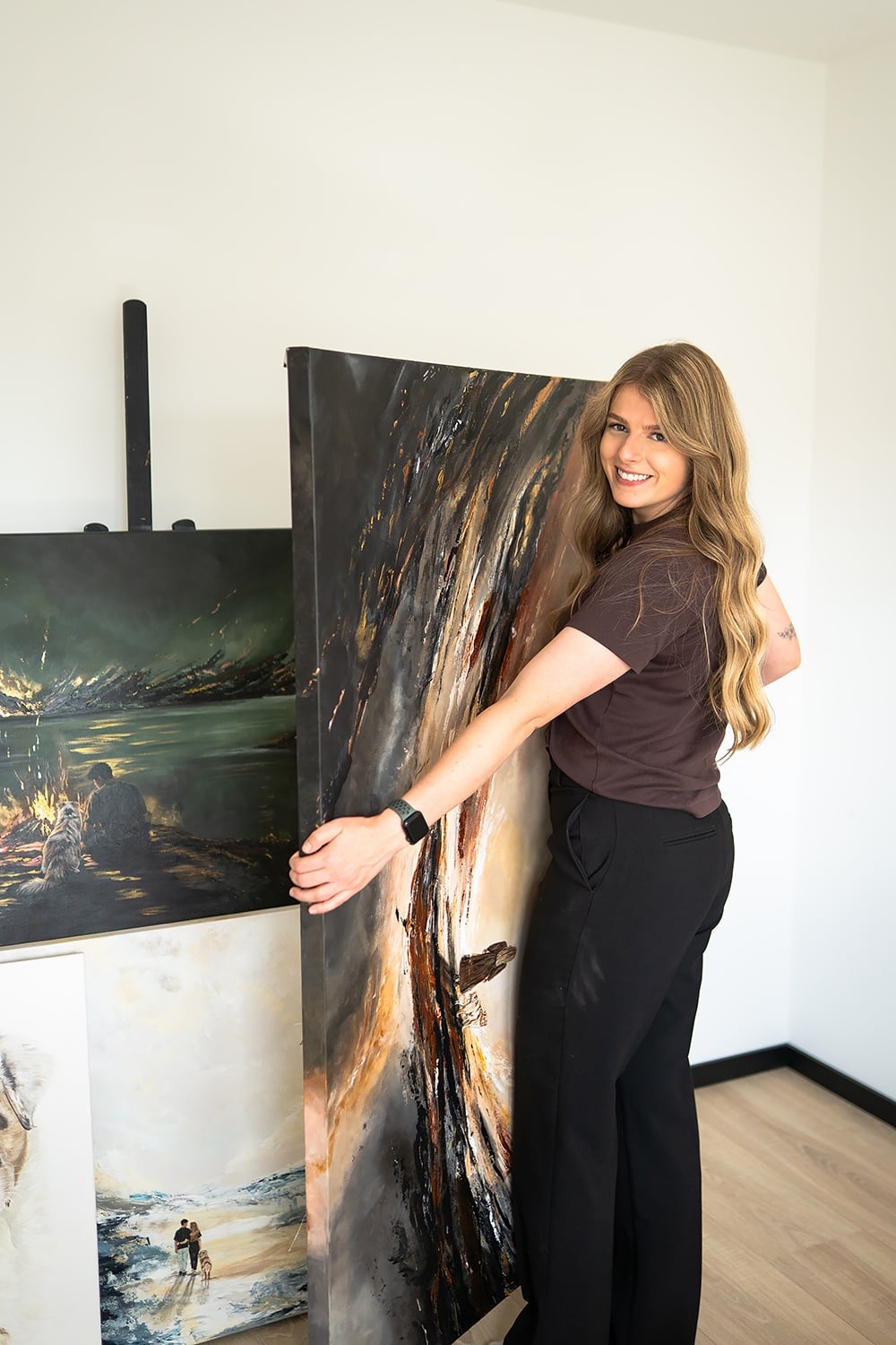 Laura Korll in haar atelier